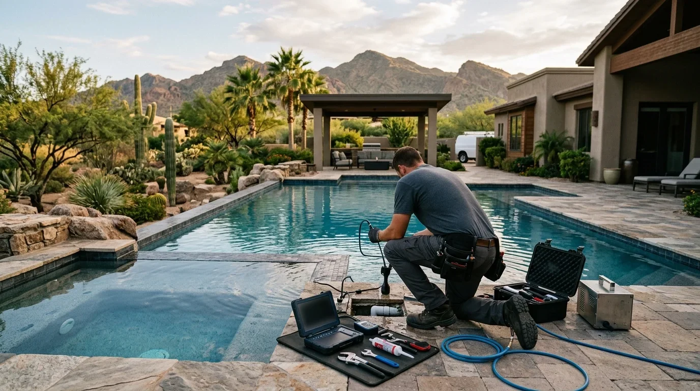 Expert pool leak detection and precision repair services for you